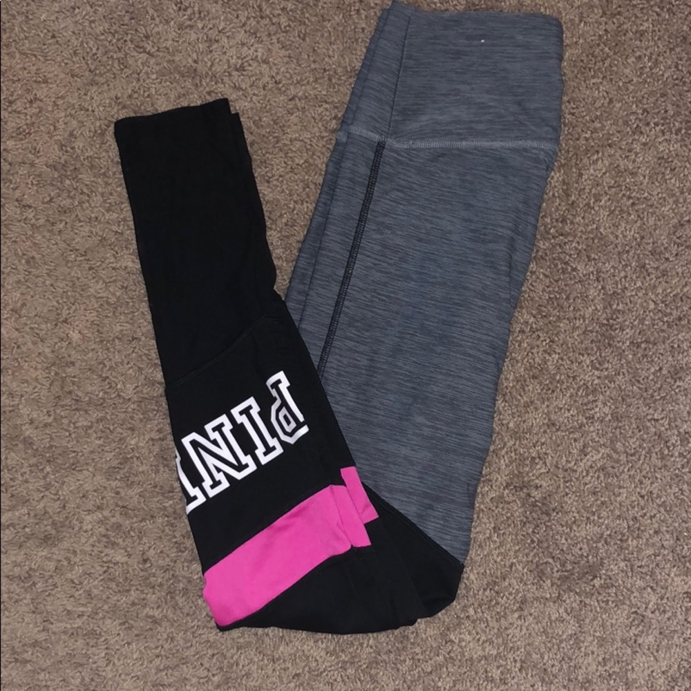 PINK workout high waisted leggings